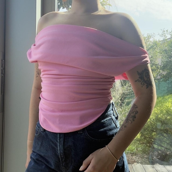 Zara Tops - Zara Pink Blouse